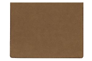 Dark Brown Portfolio - Dark Brown faux leather Portfolio with Notepad